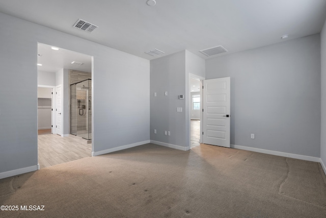 empty room with light carpet