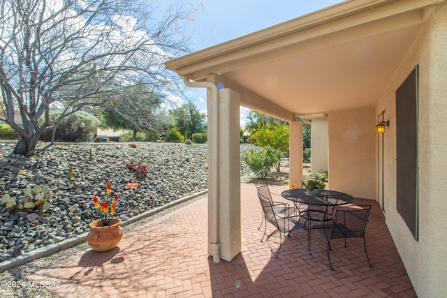 view of patio