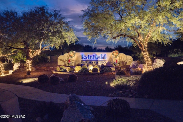 view of community / neighborhood sign