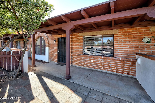 view of patio