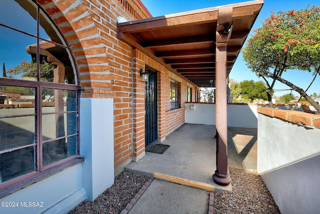 view of patio