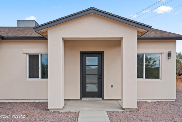 view of entrance to property