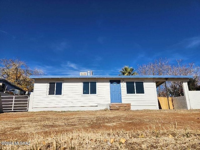 view of ranch-style home