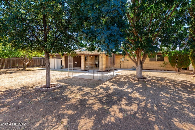 exterior space featuring a patio