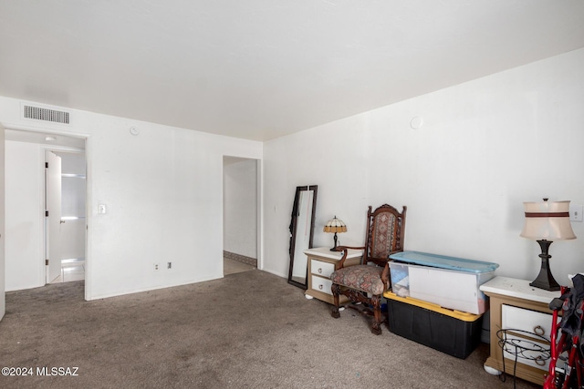 bedroom with carpet floors