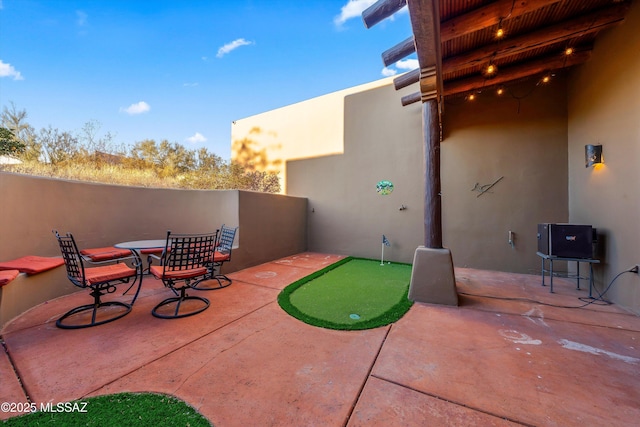 view of patio