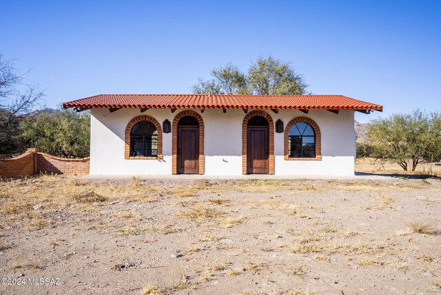 view of mediterranean / spanish house