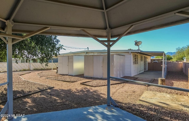 view of horse barn