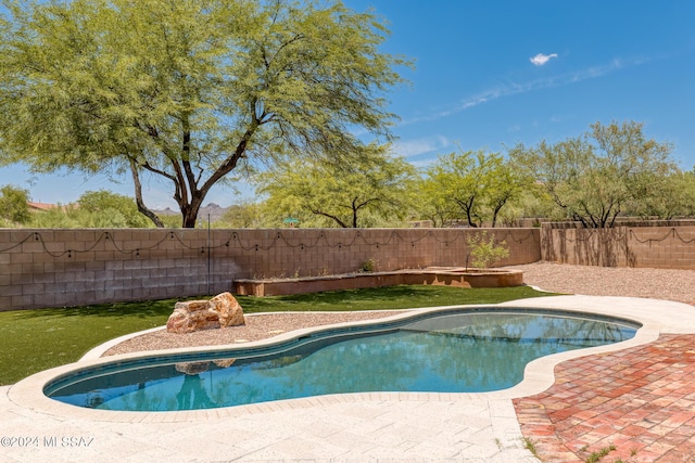 view of pool