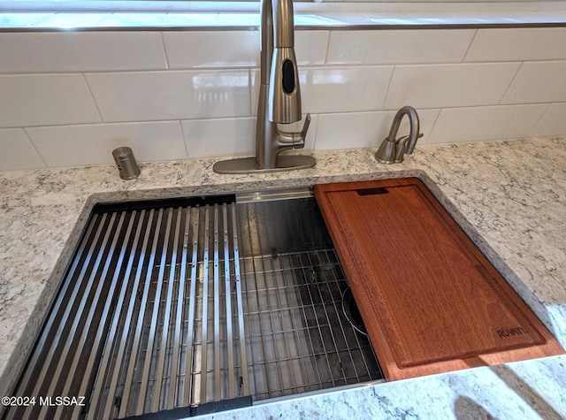 interior details with sink