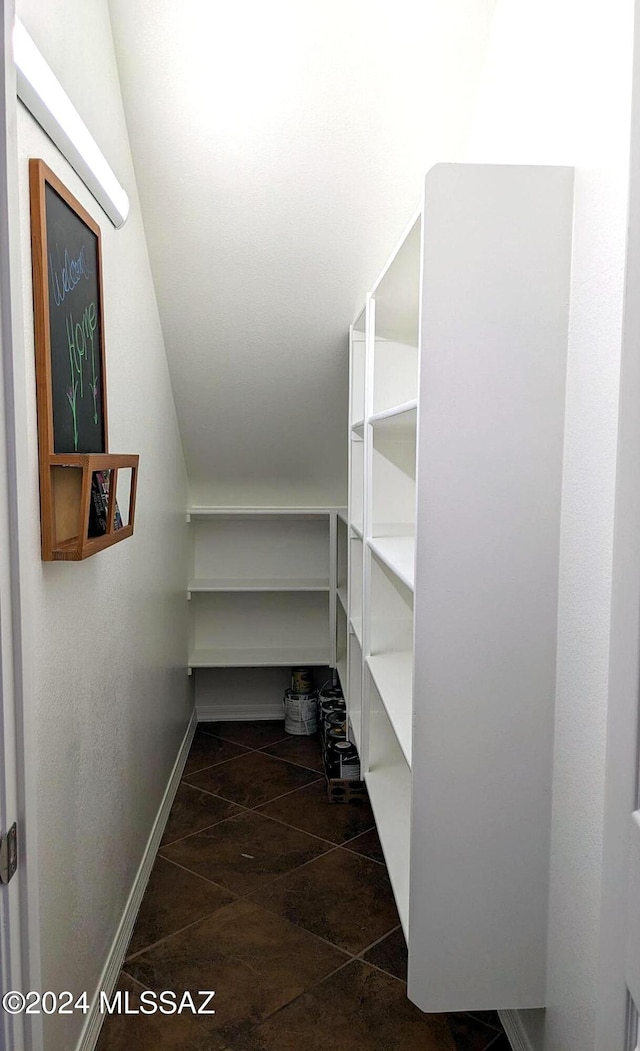 view of pantry