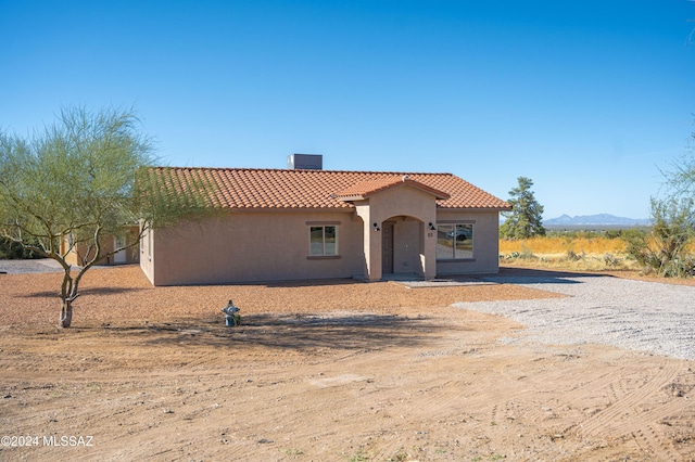 view of front of home