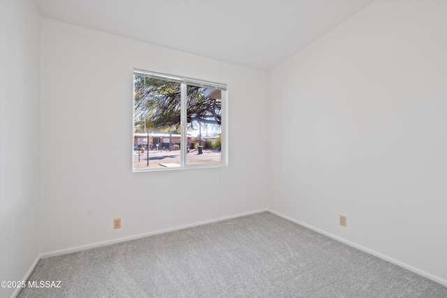 empty room featuring carpet