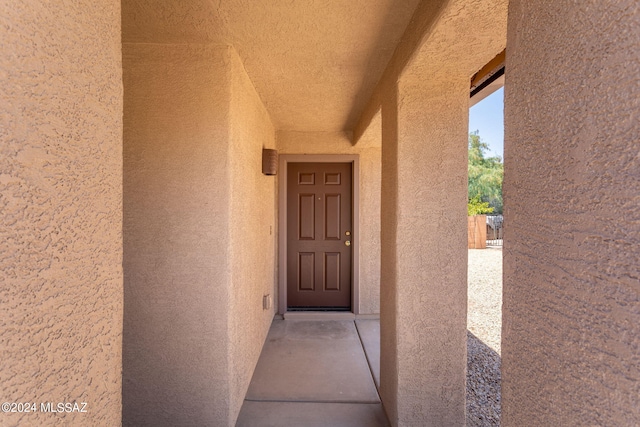 view of entrance to property