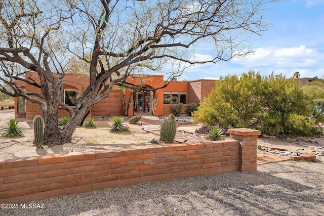 view of southwest-style home