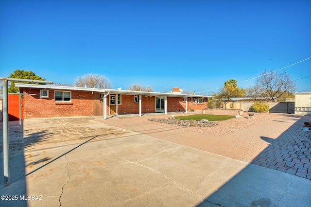 view of back of property