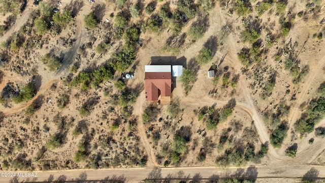 bird's eye view featuring a rural view