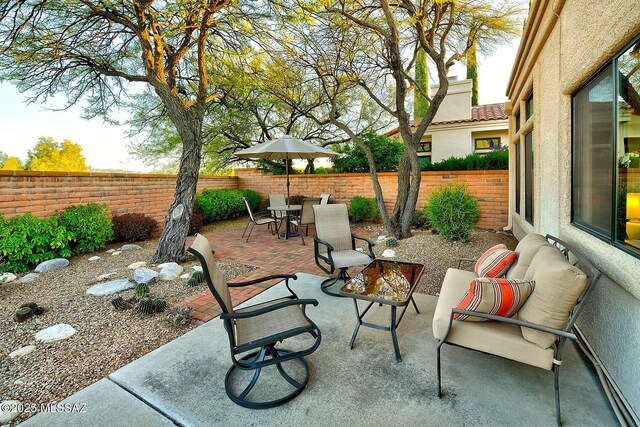 view of patio