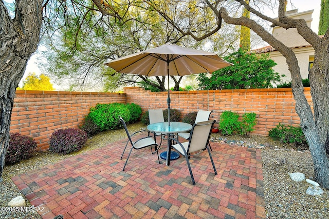 view of patio