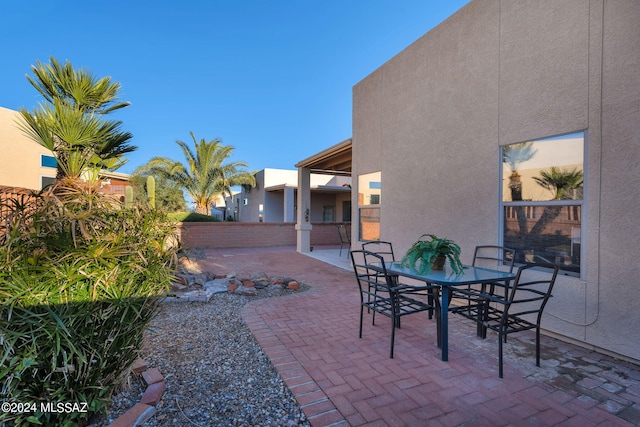 view of patio