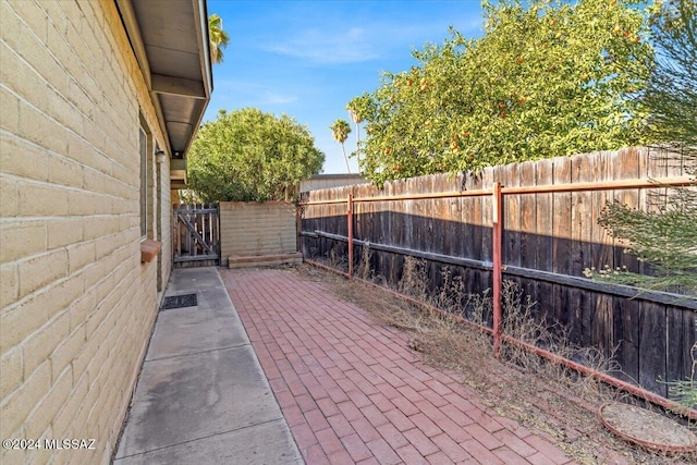 view of patio