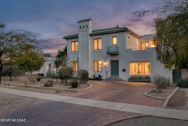 view of mediterranean / spanish home