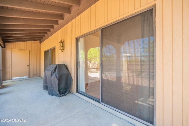 view of patio / terrace featuring area for grilling