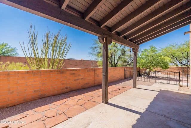 view of patio