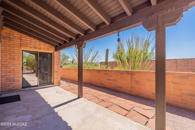 view of patio