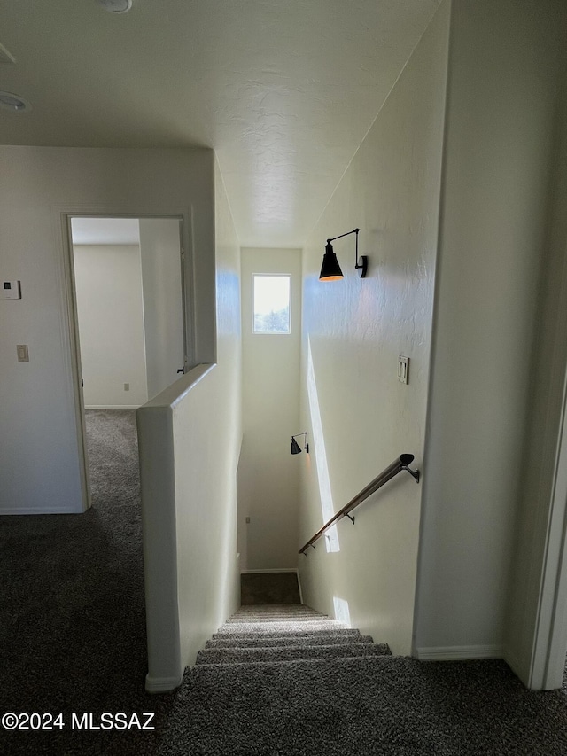 stairs with carpet