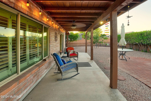 view of patio