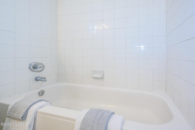 bathroom with a bathing tub