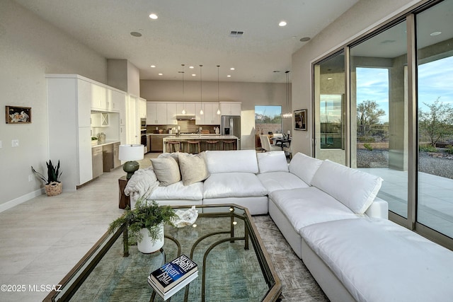 view of living room