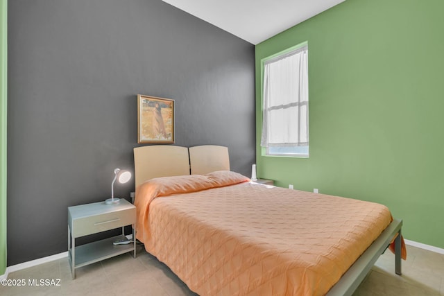 view of tiled bedroom