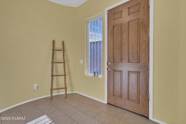 view of tiled entryway