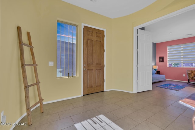 view of tiled entryway