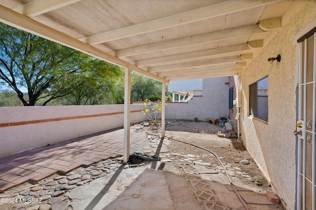 view of patio