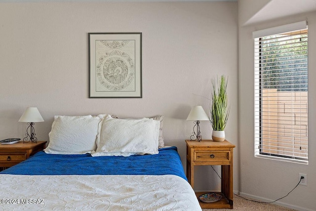 bedroom featuring carpet floors