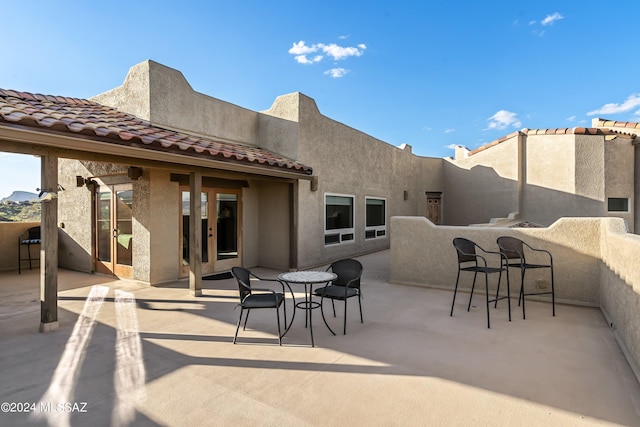 view of patio