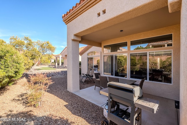 view of patio