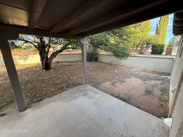 view of patio