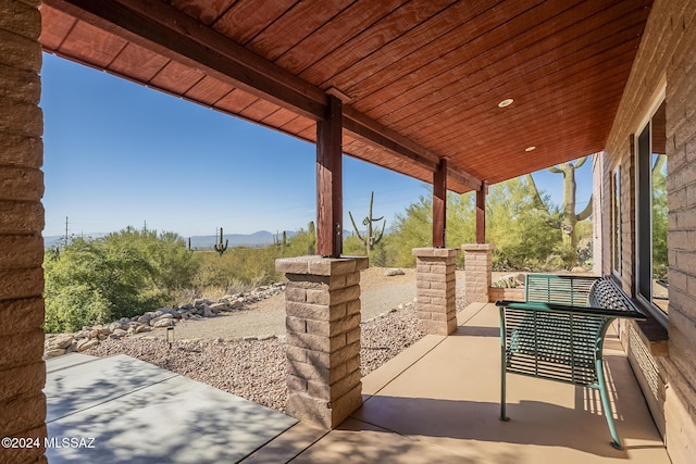 view of patio