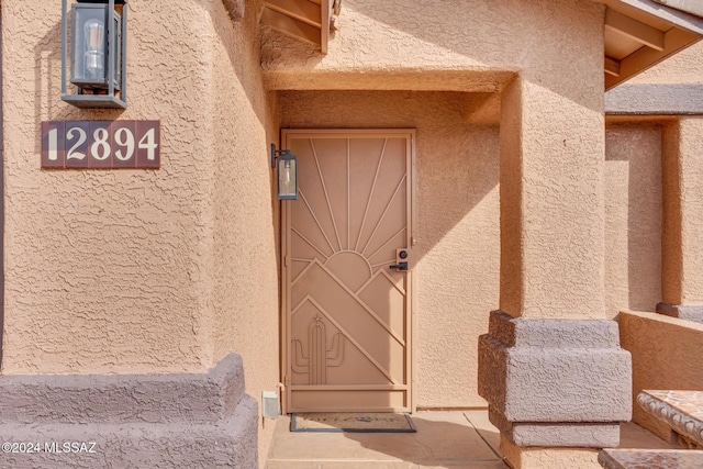 view of property entrance