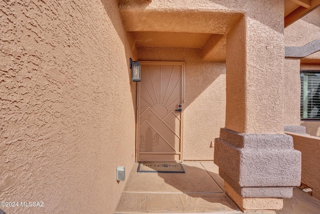 view of entrance to property