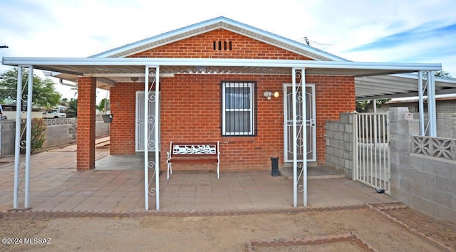 view of rear view of house