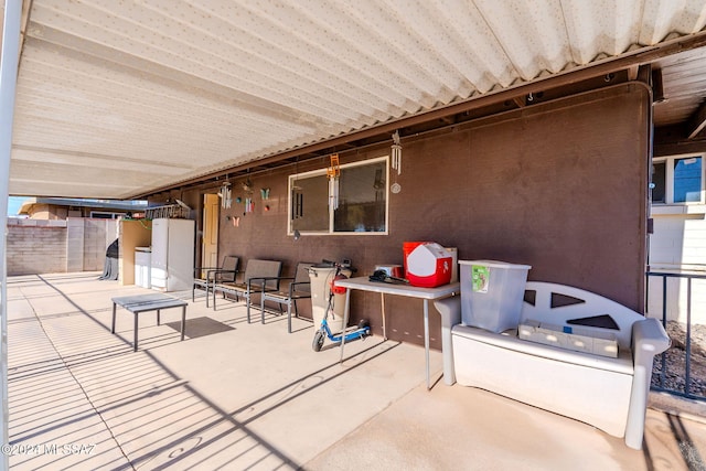 view of patio