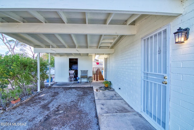 view of patio