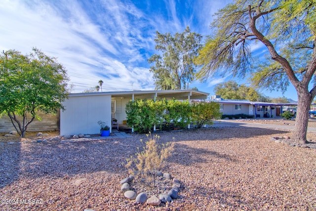 view of ranch-style home