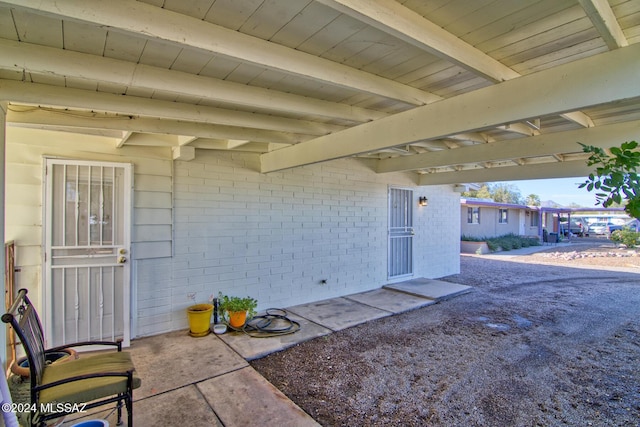 view of patio / terrace