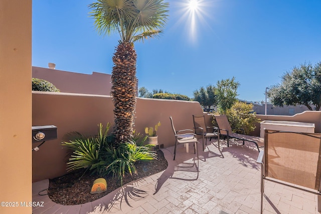 view of patio